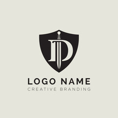 Letter D shield logo