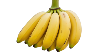 sweet yellow bananas a bunch of tropical delight, ready to eat