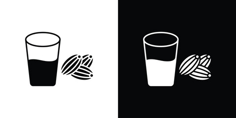 Ramadan iftar icon symbol logo. Graphic template.