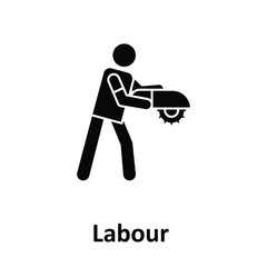 Labour Vector Icon which can easily modify or edit
