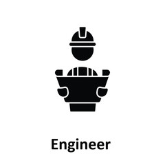 engineer Vector Icon which can easily modify or edit