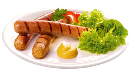 Grilled sausages