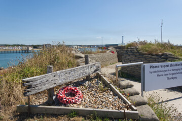 Miitary Training trench at Shoreham, England.