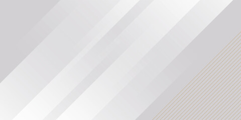 Fototapeta premium Luxury White and Gold Background with Golden Lines and Paper Cut Style. Premium Gray and Gold Background for Award, Nomination, Ceremony, Formal Invitation or Certificate Design