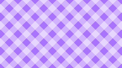 Pastel purple checkered aesthetic seamless pattern