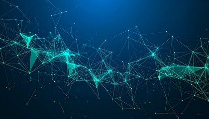 Abstract network graphic design