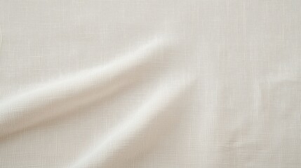 Fototapeta premium Close-up of white textured fabric
