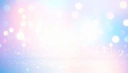 Obraz premium Pastel bokeh lights twinkling with soft colors in a dreamy ethereal atmosphere