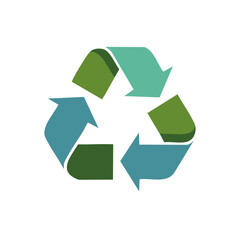Fototapeta premium Recycle Symbol Eco Friendly Environment Protection and Circular Economy