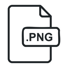 Discovering png file formats in digital design online tutorials visual content educational environment interactive overview. Outline vector illustration