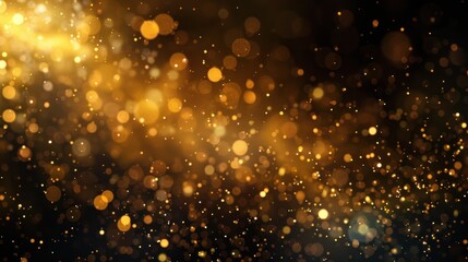 Golden glitter abstract background