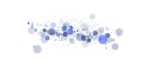 Magical Stardust Sparkle PNG with Glowing Blue Particles, Shine, and Festive Light Effects on Transparent Background
