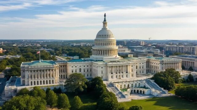Capitol building tour highlights washington d.C. Aerial photography urban landscape daylight government architecture