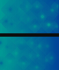 Abstract background design with vector geometric gradient lines in dark, bright blue color for presentation.	