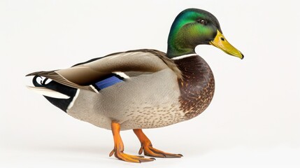 Obraz premium Mallard duck profile studio shot