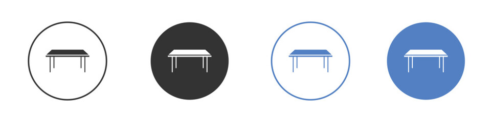 Table icon simple minimalist Vector EPS