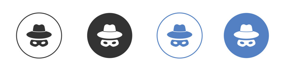 Spy icon simple minimalist Vector EPS