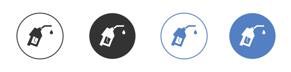 petrol icon simple minimalist Vector EPS