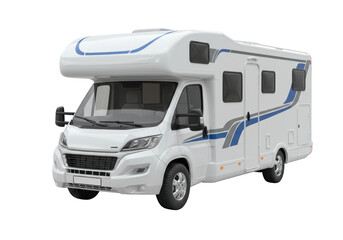 Isolated recreational vehicle for family vacation, mobile living, motorhome travel