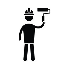  paint roller Vector Icon which can easily modify or edit