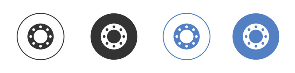 Car bearing icon simple minimalist Vector EPS