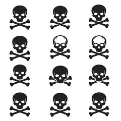 Fototapeta premium Skull & Bones Variations