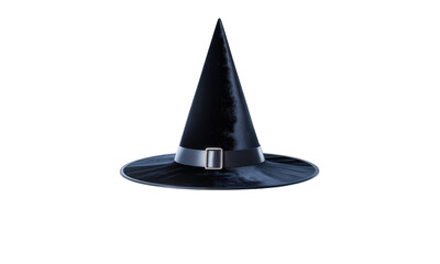 Fototapeta premium Black Witch Hat With Buckle