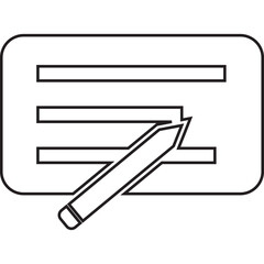 Naklejka premium clipboard with pencil