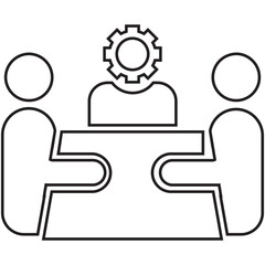 business man and woman