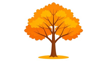 Autumn tree illustration