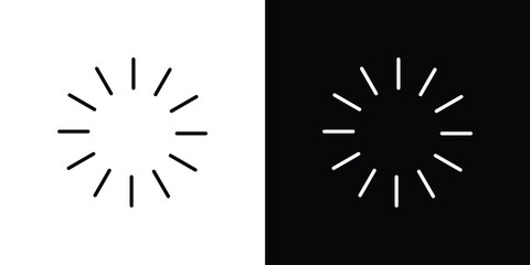 Loading icon Clip Art design. Line icons