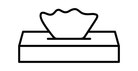 Tissue Paper Icon Isolated on Transparent Background. Hygiene and Cleaning Symbol. Vector Illustration