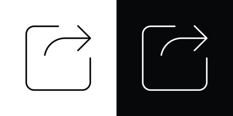 Export icon Clip Art design. Line icons