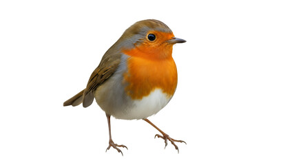 Fototapeta premium Robin bird isolated on white background