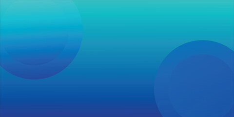 Abstract Blue Gradient Background with Circular Design Elements eps10