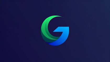 Fototapeta premium Abstract letter G logo design
