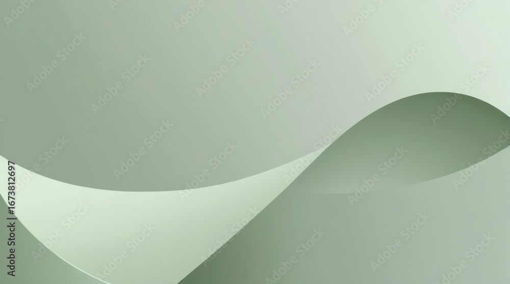 Poster serene swirl: an abstract composition of soft, flowing curves and gentle gradients creates a sense o