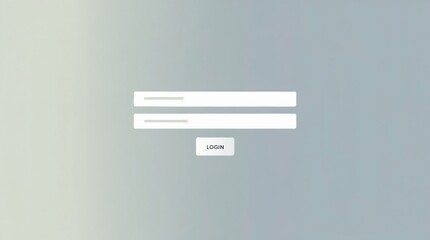Interface Login Credentials: A minimalistic interface offers a clean, user-friendly entry point for digital access, with a gentle gradient background that complements its straightforward design.