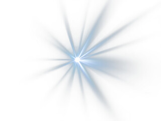 Sunlight, Lens flare on Transparent Background. PNG Overlay design element stock photo. Star, Sun