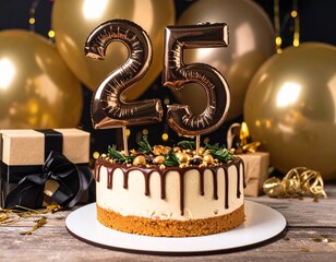 ​A Milestone Moment: 25th Birthday Cake and Festivities