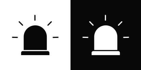 Siren icon graphic doodle designs collection