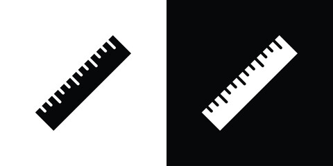 Ruler icon graphic doodle designs collection