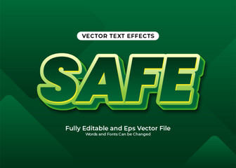 Safe text effect
