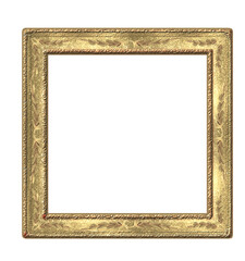 Ornate vintage golden frame for art and photos,Golden watercolor frames with abstract textures. A set of hand-drawn elegant artistic borders for logo design, invitations, photos, wedding cards.