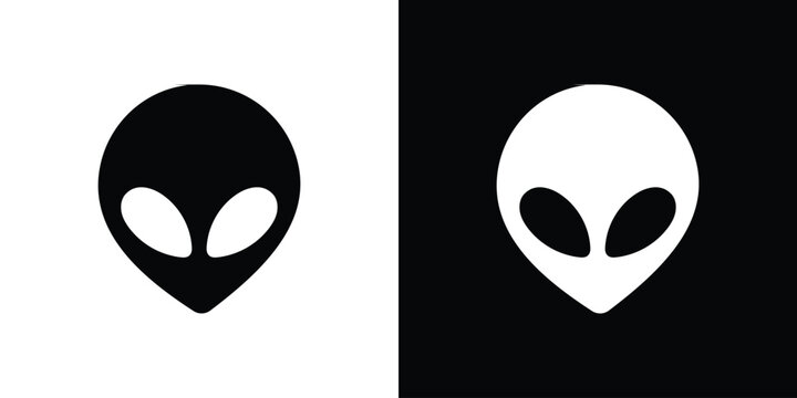 Alien icon graphic doodle designs collection