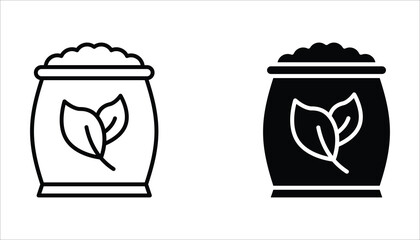fertilizer icon set, Flat illustration of vector icon on white background. EPS 10.