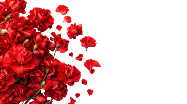 Carnation Revolution Symbol on Transparent Background 