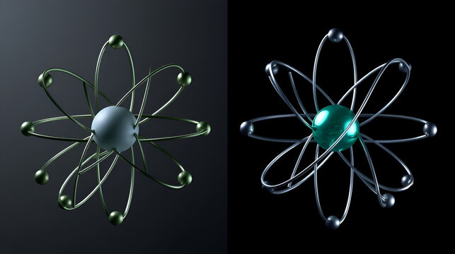 atom models in comparison