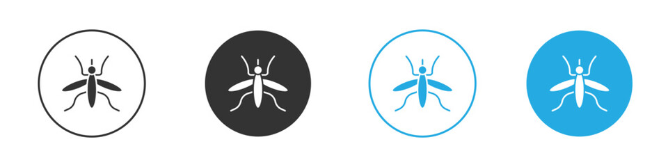 Mosquito icon. simple illustration graphic doodle black design