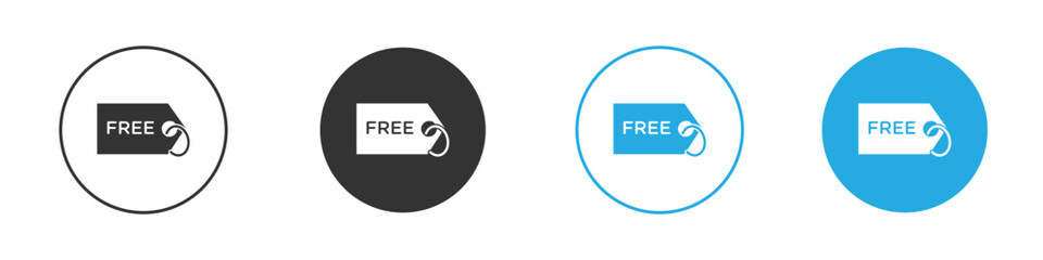 Free tag icon. simple illustration graphic doodle black design